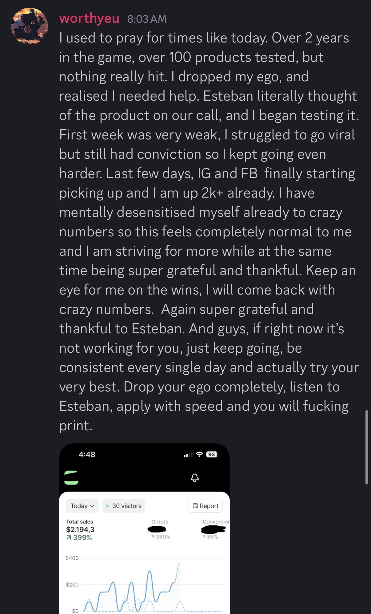 WorthyEU 2k+ student win screenshot