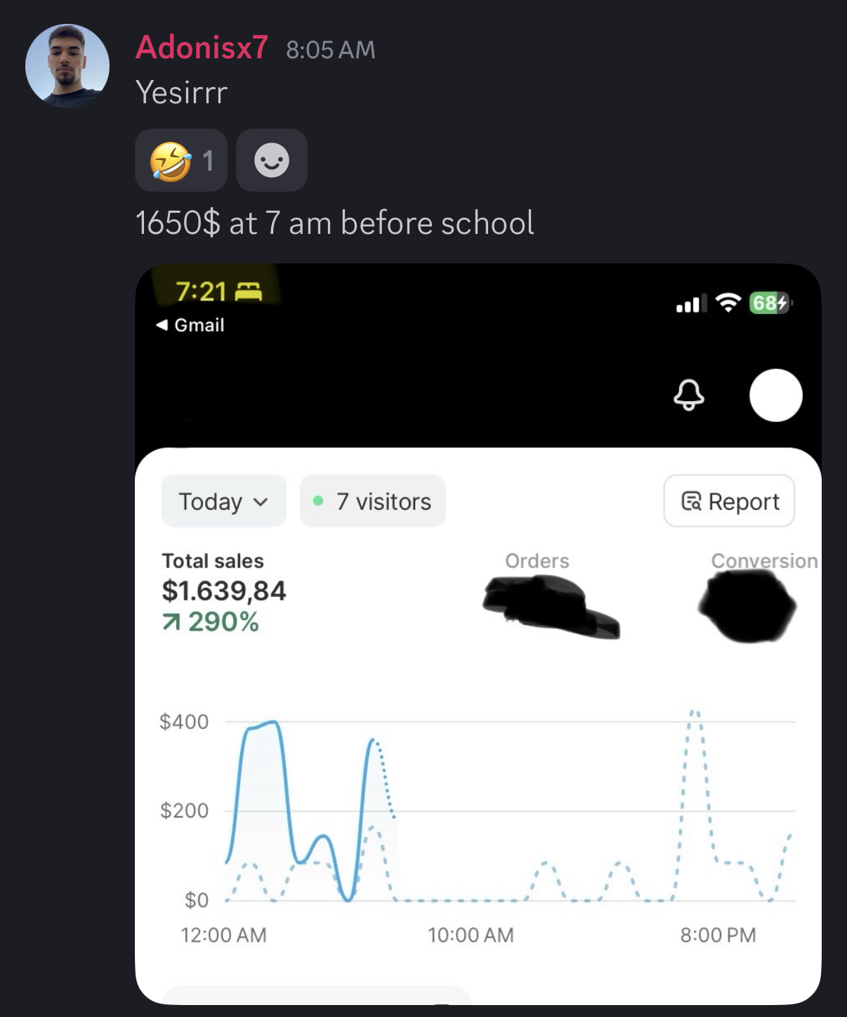 Student result screenshot 3